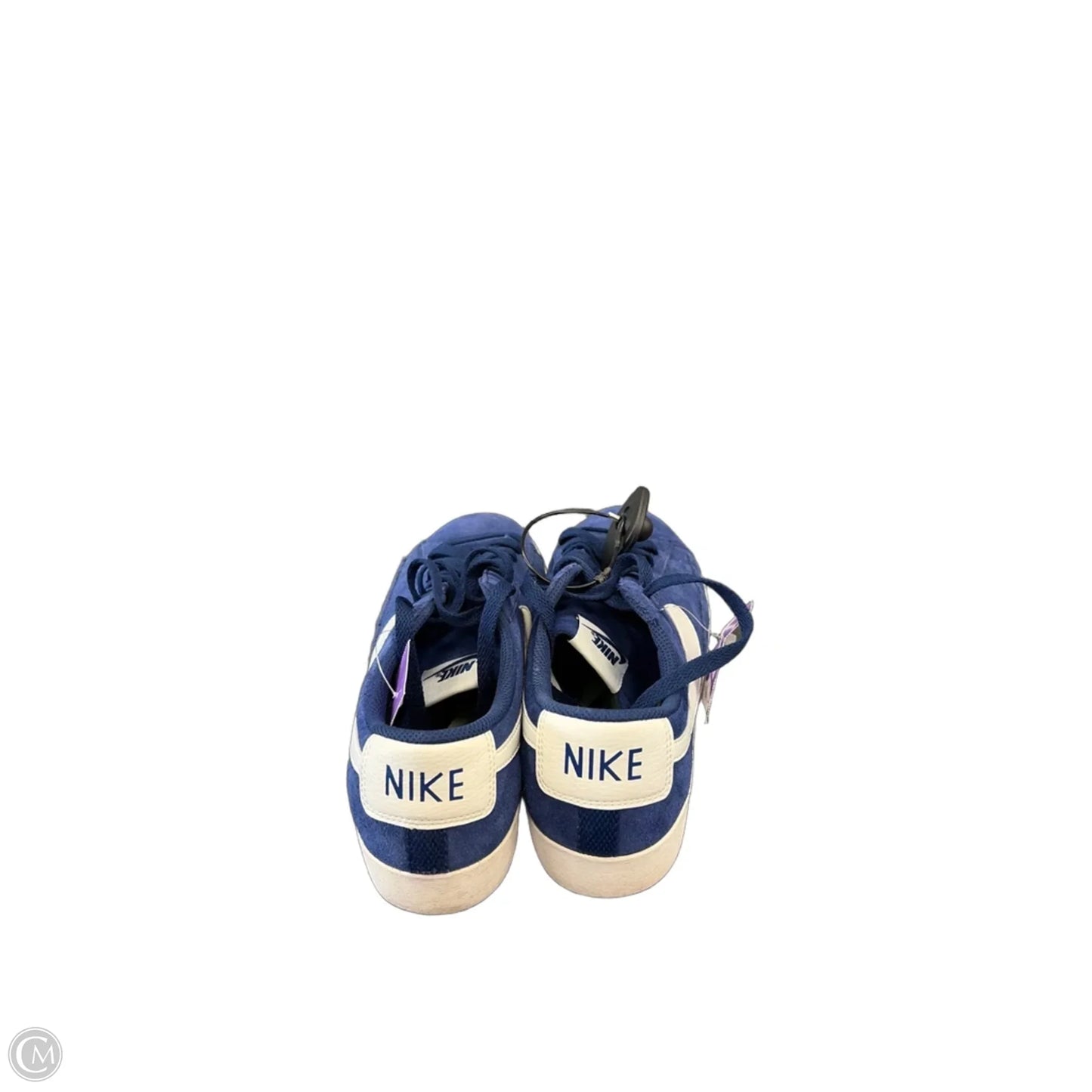 Shoes Sneakers By Nike In Blue & White, Size: 10