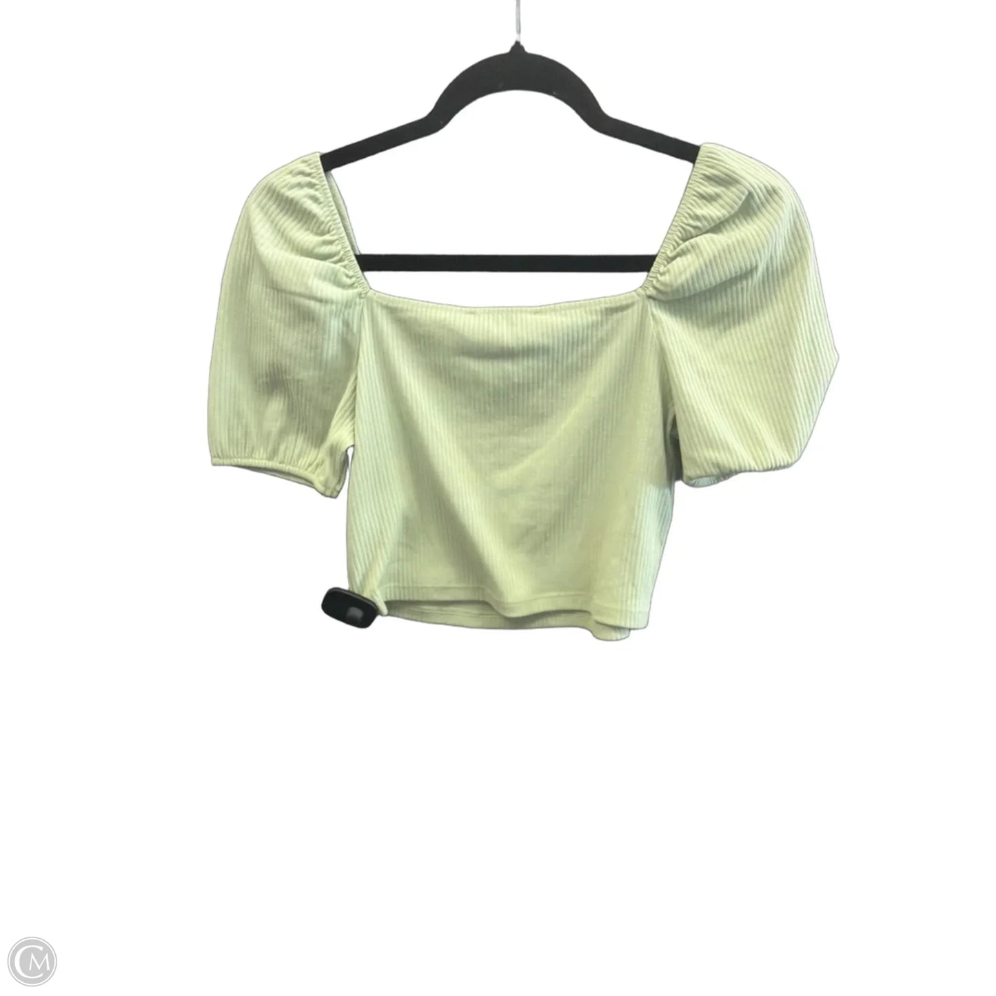 Top Short Sleeve By Double Zero In Green, Size: M