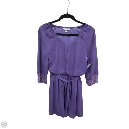 Dress Casual Midi By Speechless In Purple, Size: S