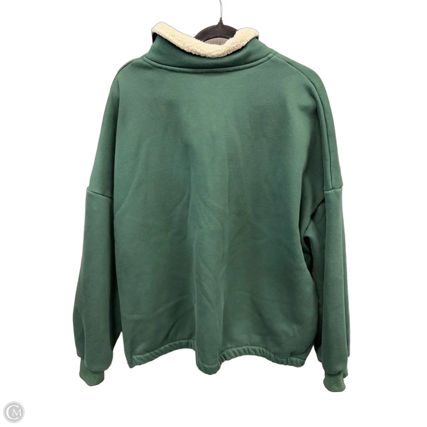 Sweatshirt Collar By Dee Elly In Green, Size: Xl