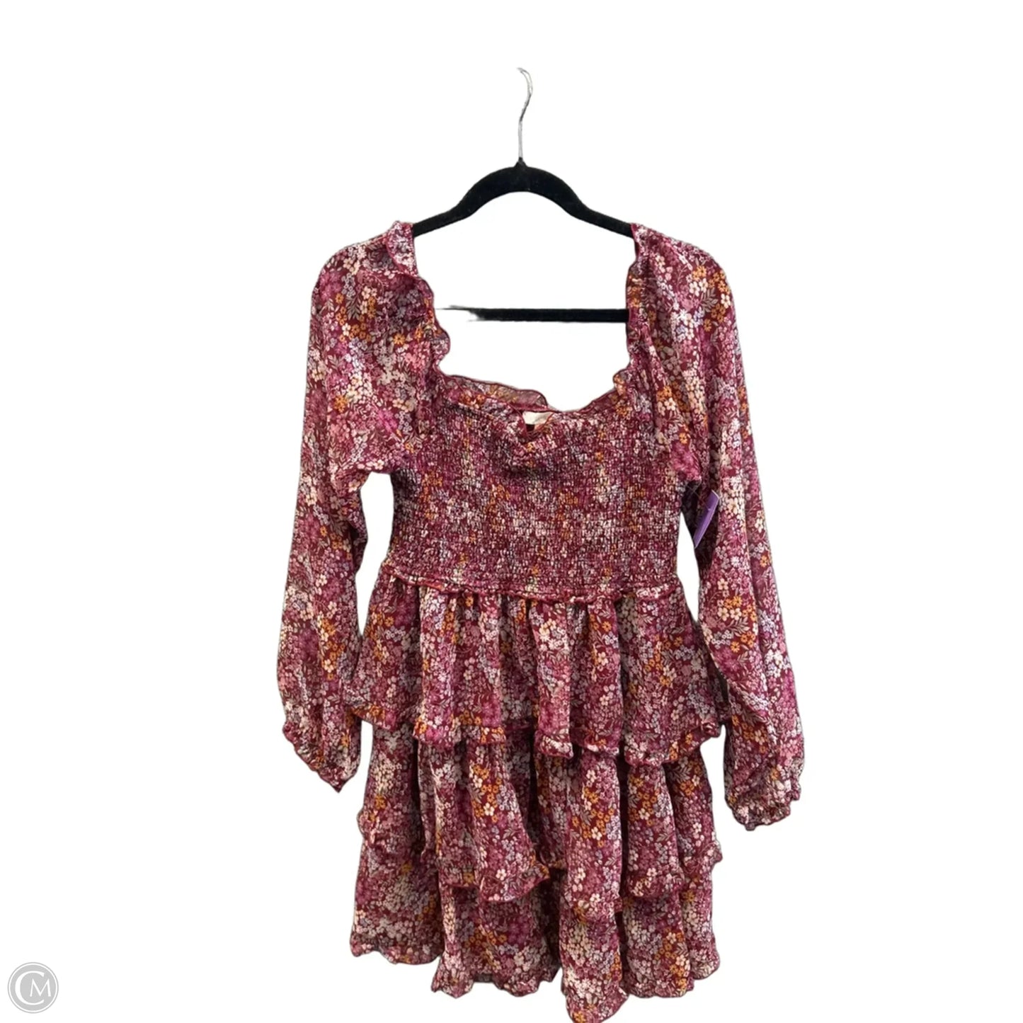 Dress Casual Midi By Ultra Flirt In Red, Size: L