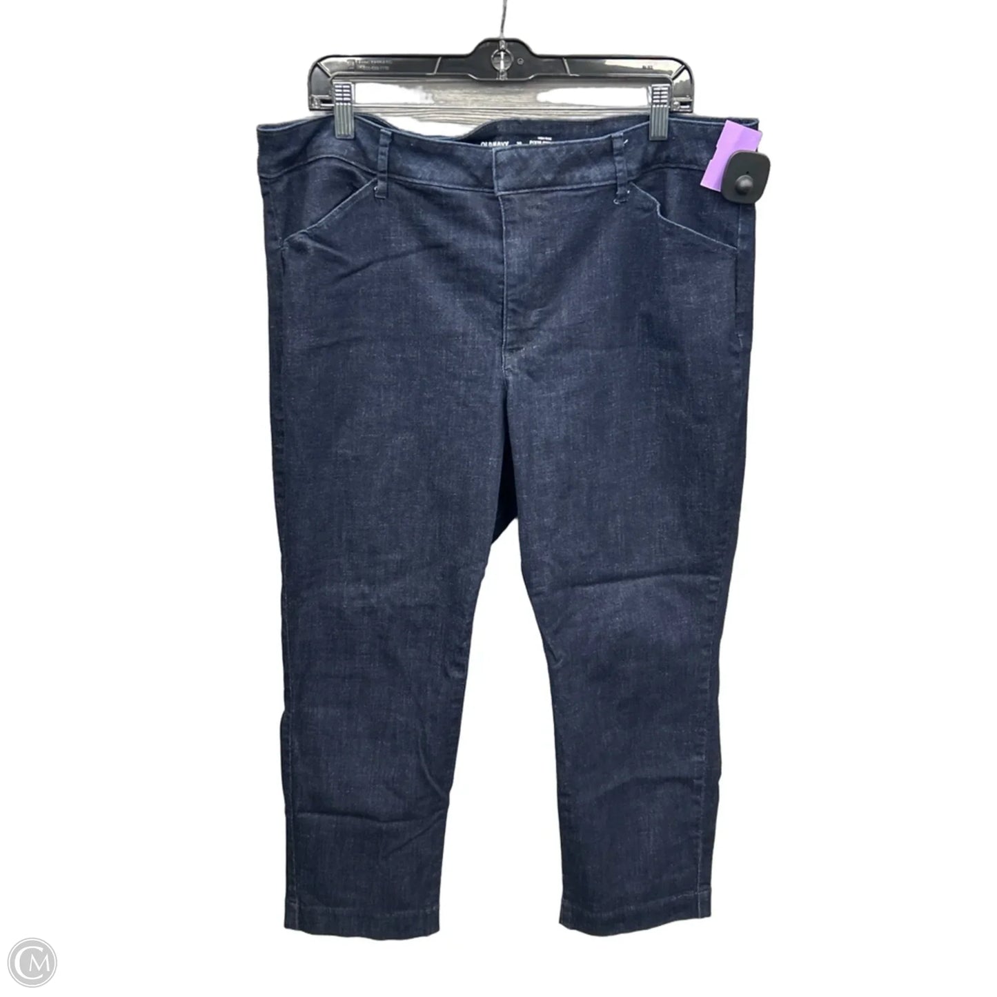 Jeans Skinny By Old Navy In Blue Denim, Size: 20