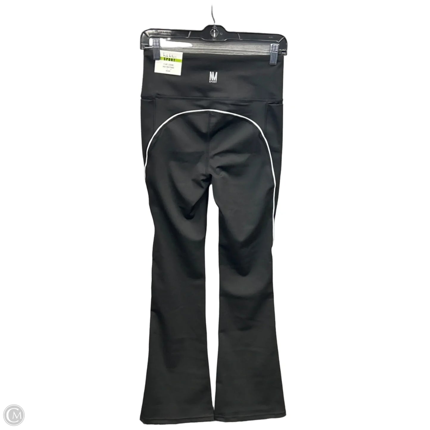 Athletic Leggings By Nicole By Nicole Miller In Black, Size: M