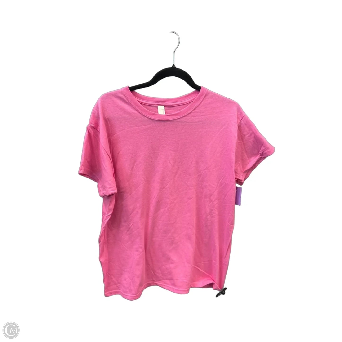 Top Short Sleeve Basic By Clothes Mentor In Pink, Size: L