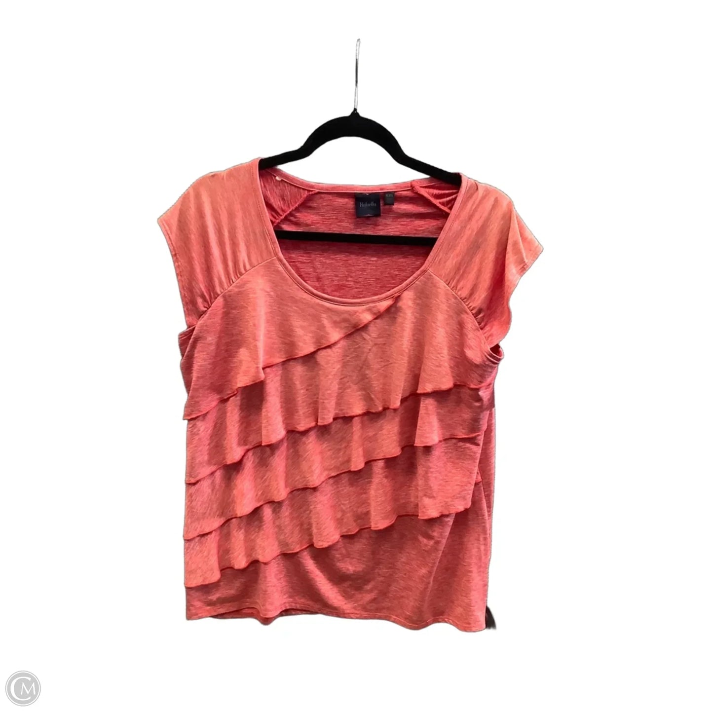 Top Short Sleeve By Rafaella In Red, Size: Xl