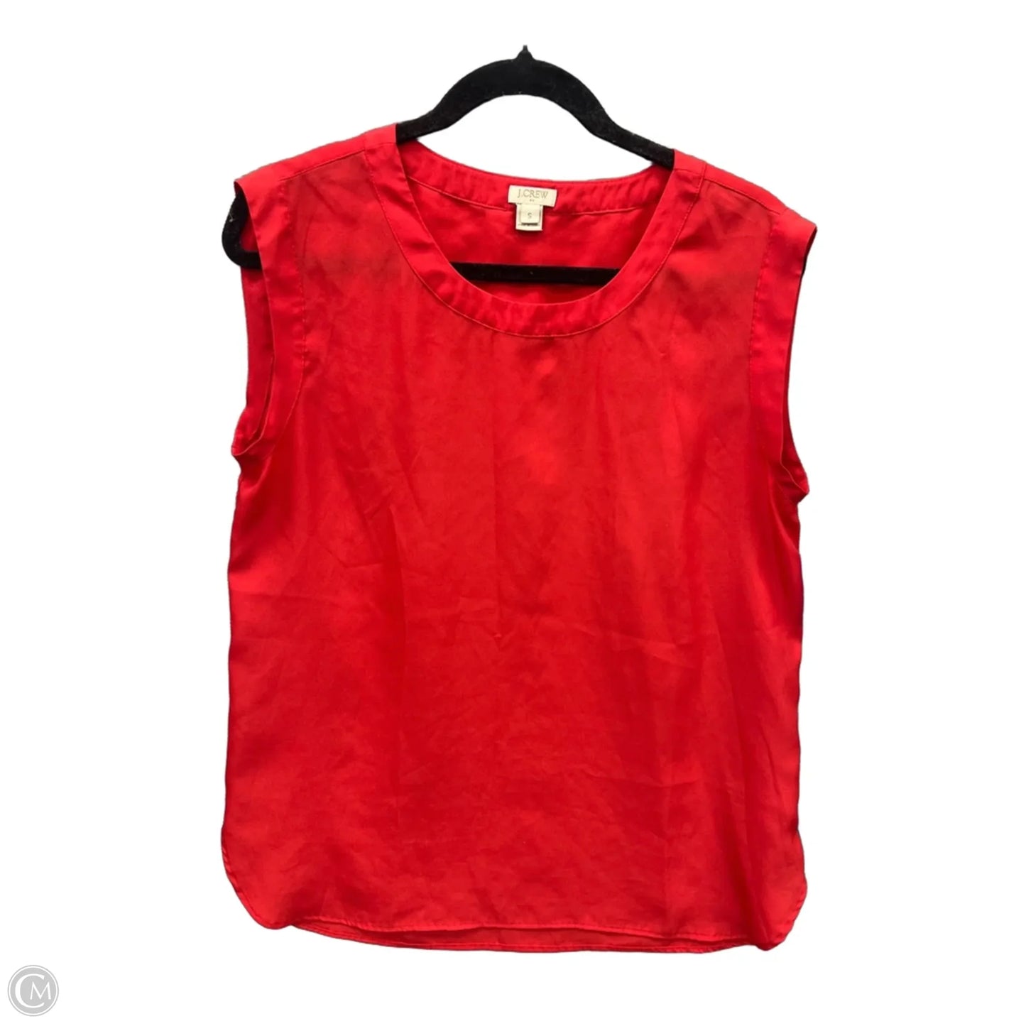 Top Sleeveless By J. Crew In Red, Size: S