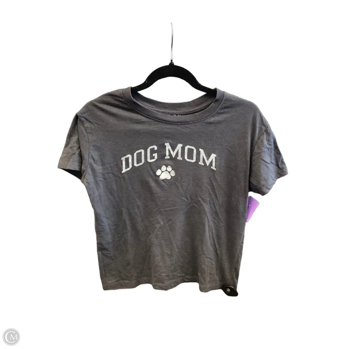 Top Short Sleeve By Modern Lux In Grey, Size: S