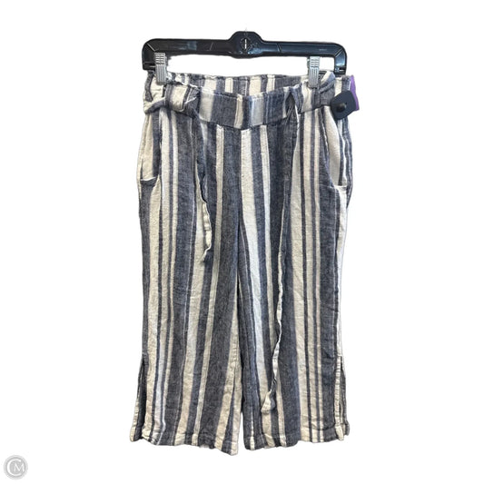 Pants Linen By Indigo Rein In Striped Pattern, Size: 8