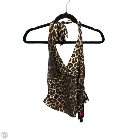 Top Sleeveless By Romwe In Animal Print, Size: L