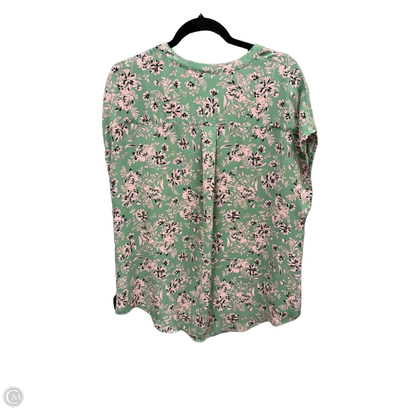 Top Short Sleeve By Torrid In Green & Pink, Size: L