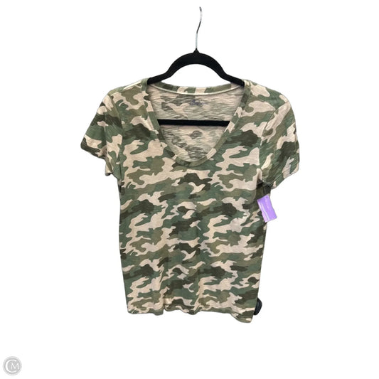 Top Short Sleeve By Susina In Camouflage Print, Size: S