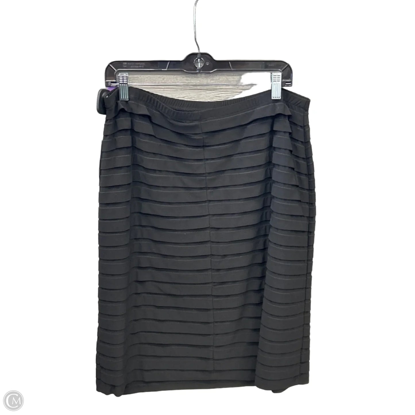 Skirt Midi By Clothes Mentor In Black, Size: 16