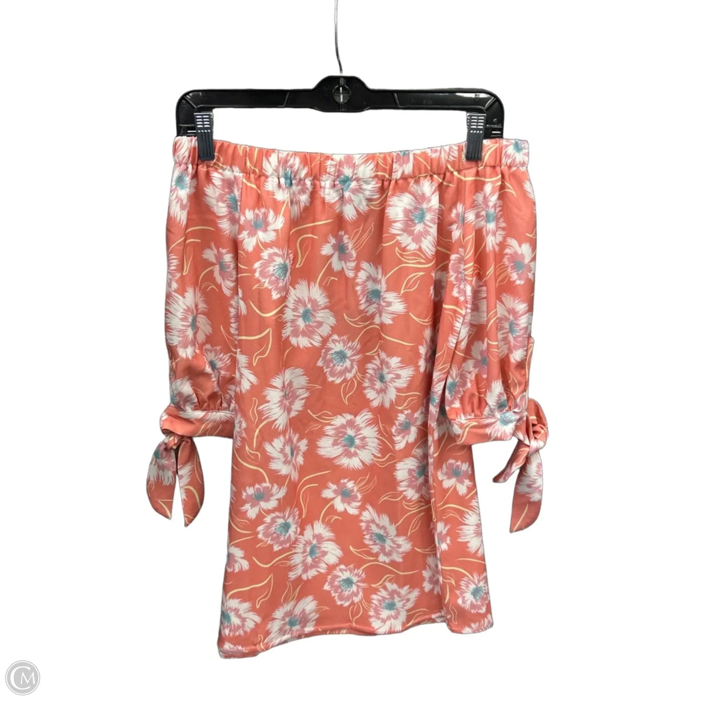 Tunic Short Sleeve By Heyson In Orange, Size: S