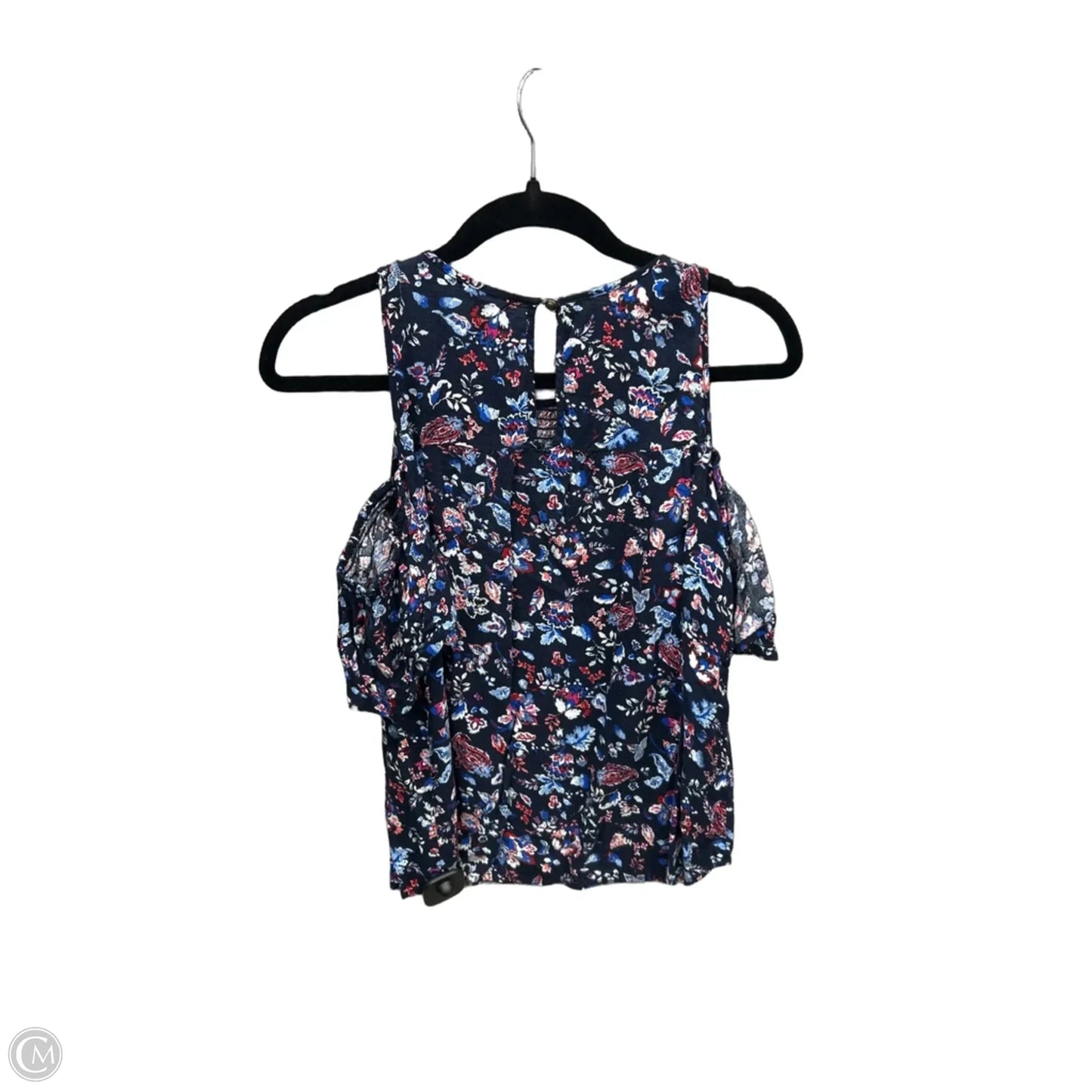 Top Short Sleeve By Eyeshadow In Blue, Size: S