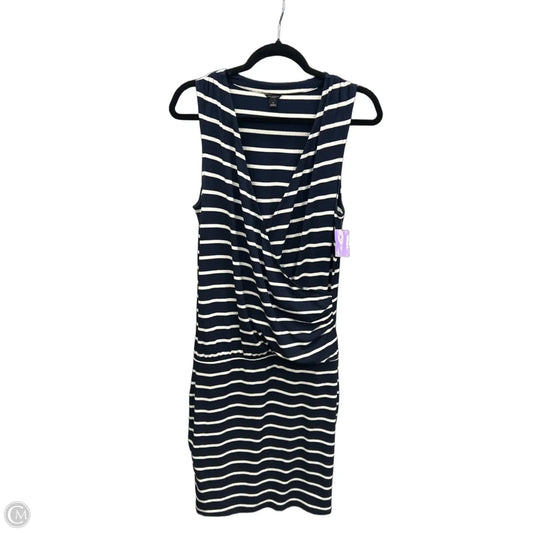 Dress Casual Midi By Ann Taylor In Striped Pattern, Size: S