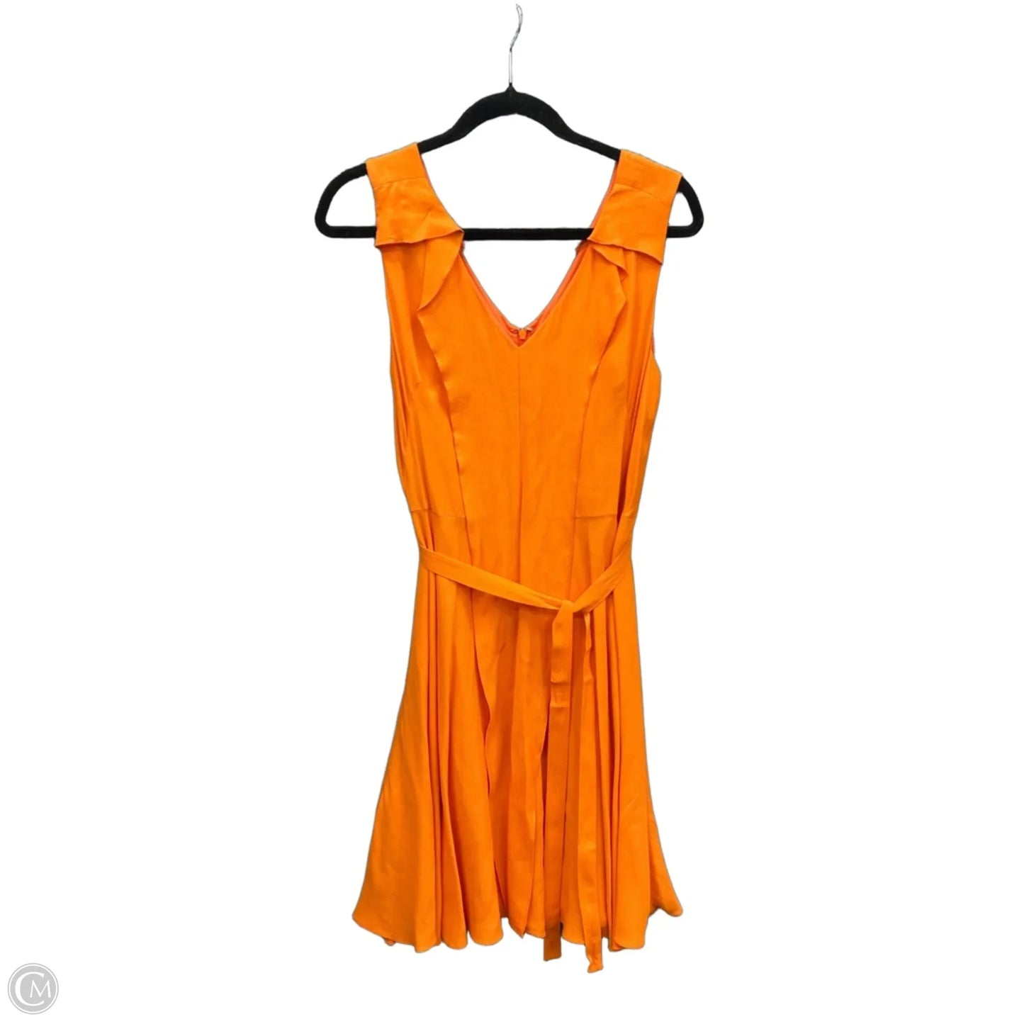 Dress Party Midi By Ann Taylor In Orange, Size: S