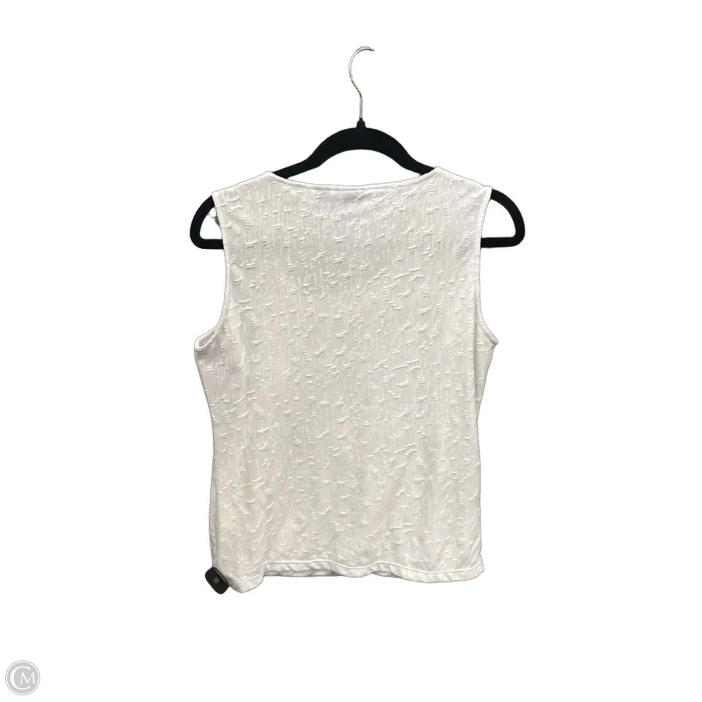 Top Sleeveless By Tribal In White, Size: M