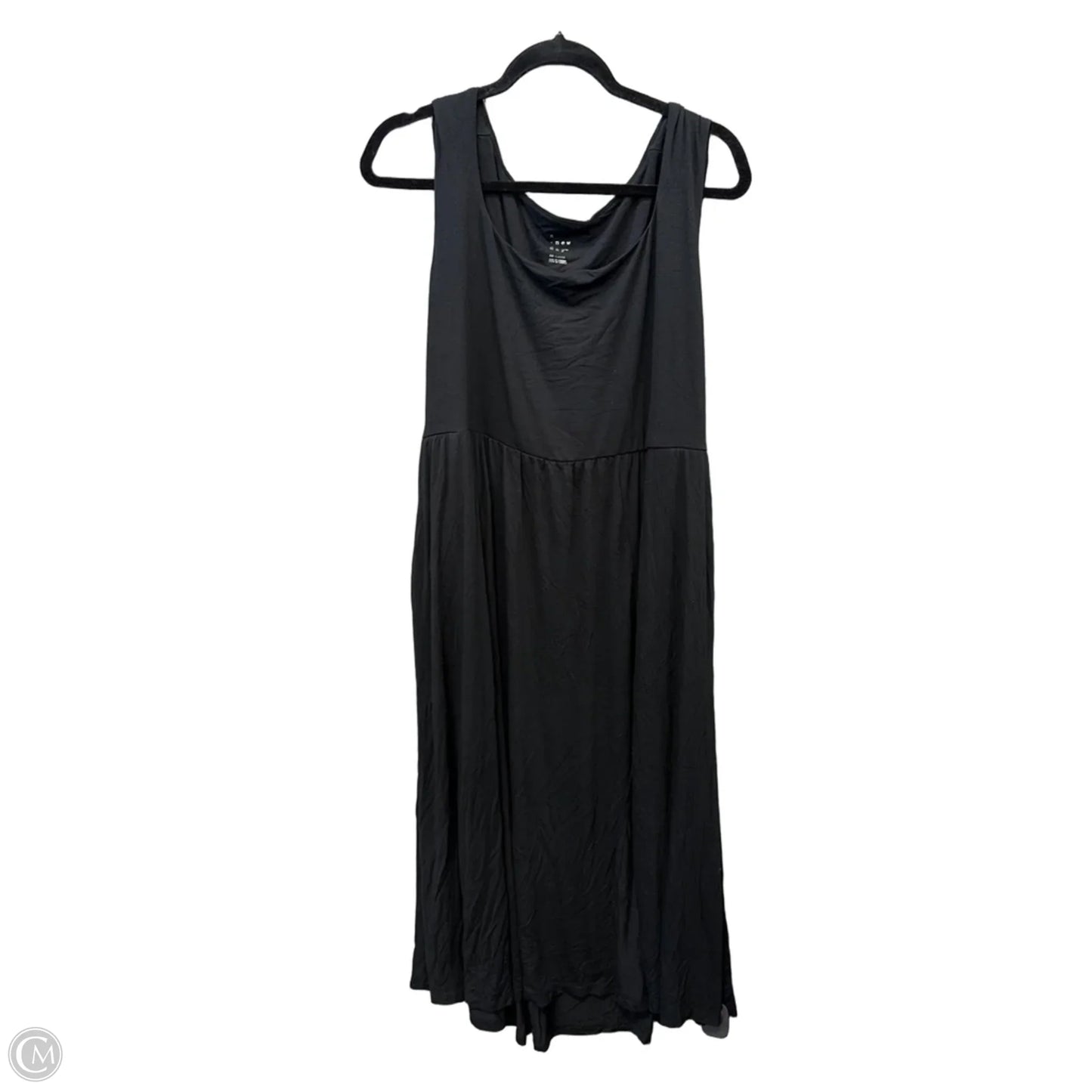 Dress Casual Midi By A New Day In Black, Size: Xxl