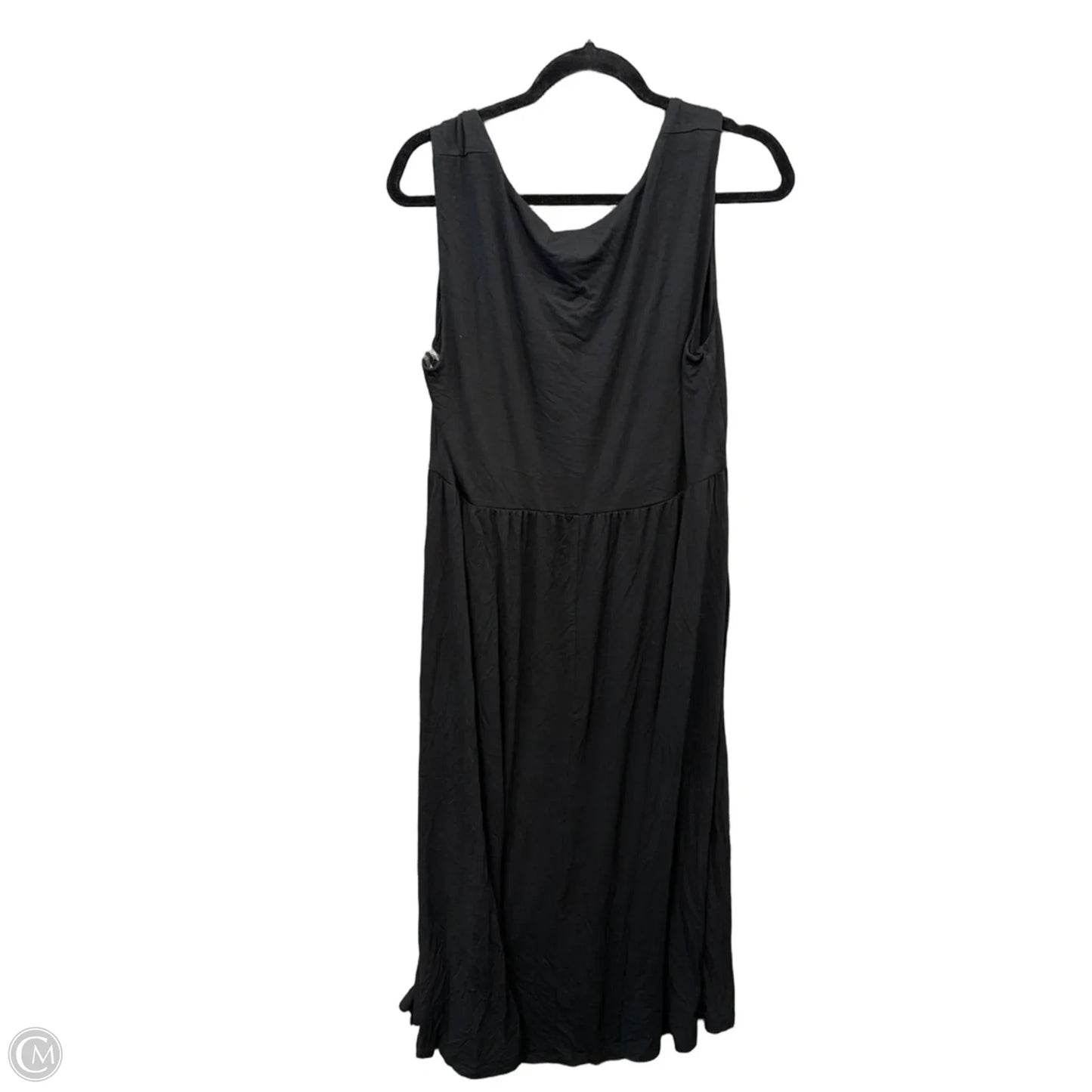 Dress Casual Midi By A New Day In Black, Size: Xxl