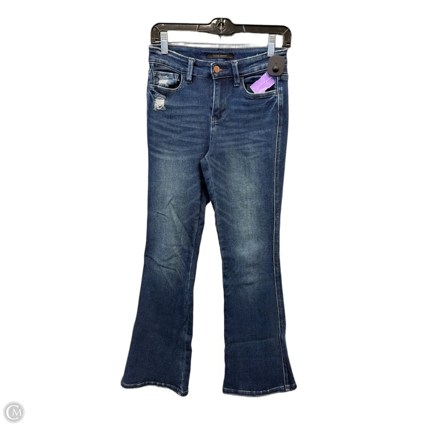 Jeans Boot Cut By Flying Monkey In Blue Denim, Size: 2