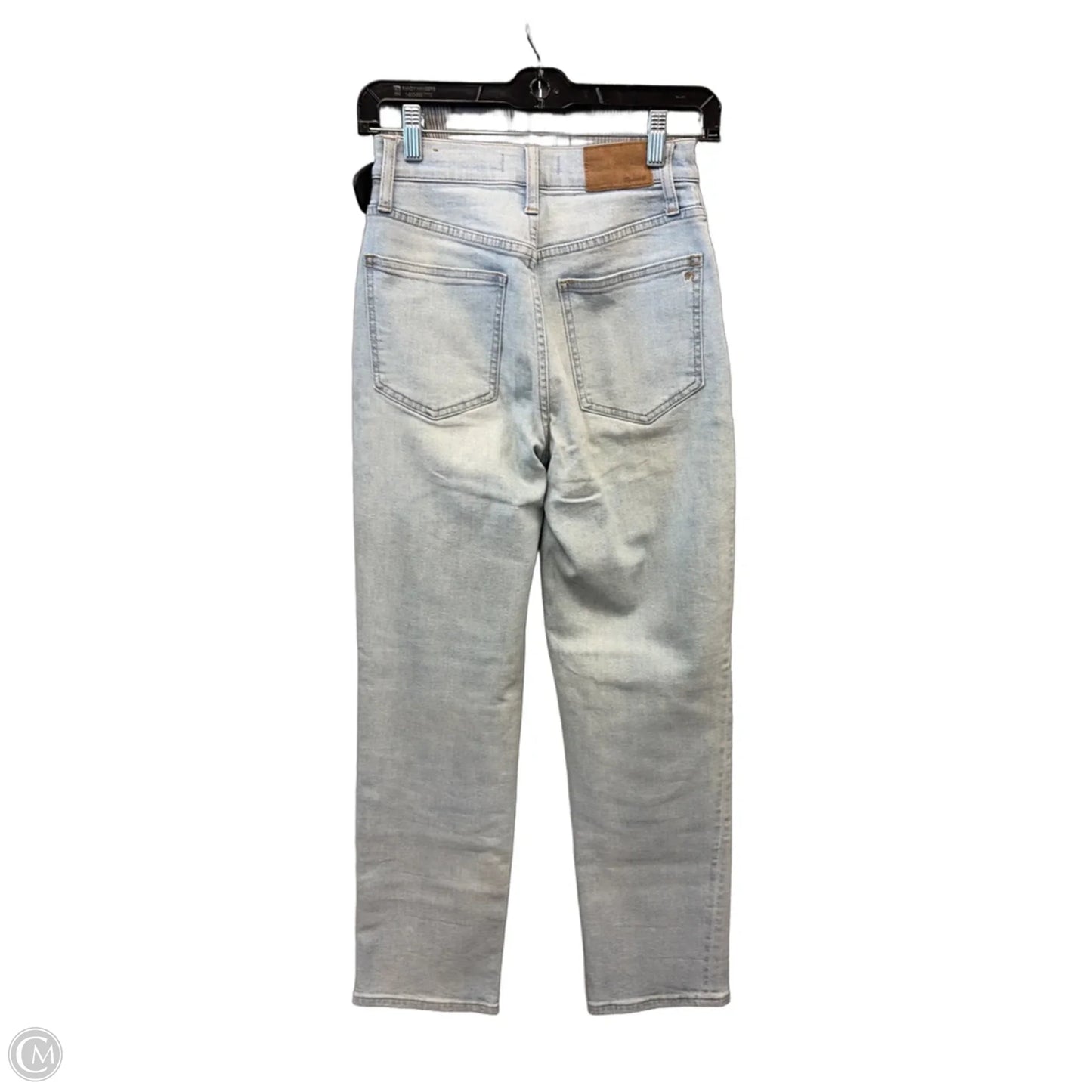 Jeans Straight By Madewell In Blue Denim, Size: 0