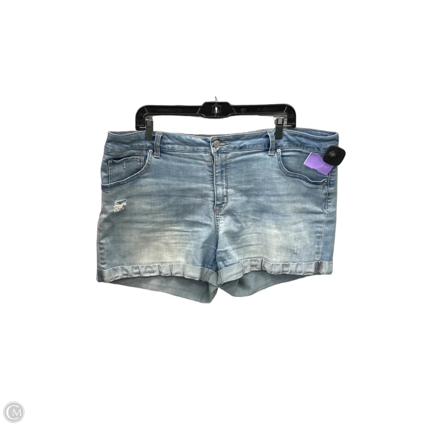 Shorts By Time And Tru In Blue Denim, Size: 18