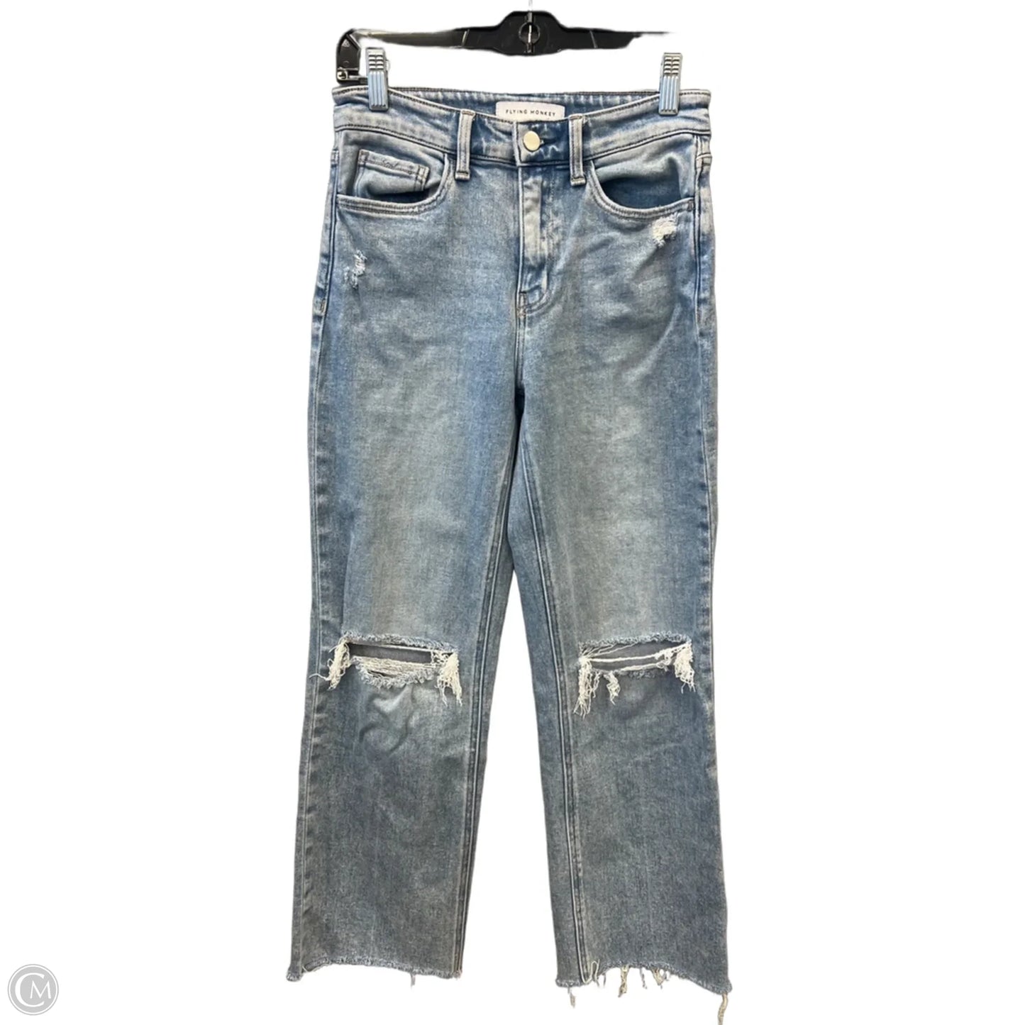 Jeans Straight By Flying Monkey In Blue Denim, Size: 2