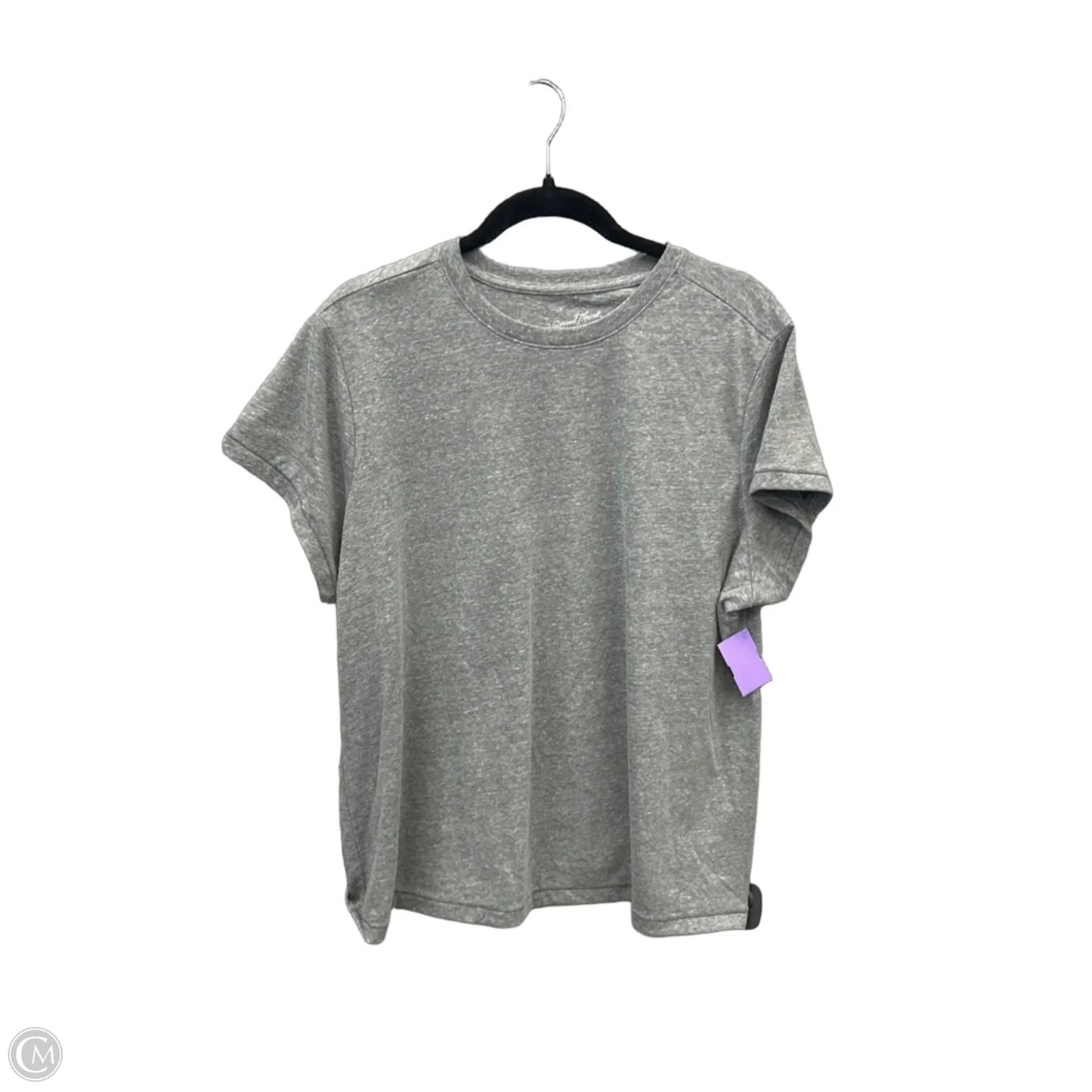 Top Short Sleeve Basic By Universal Thread In Grey, Size: Xxl