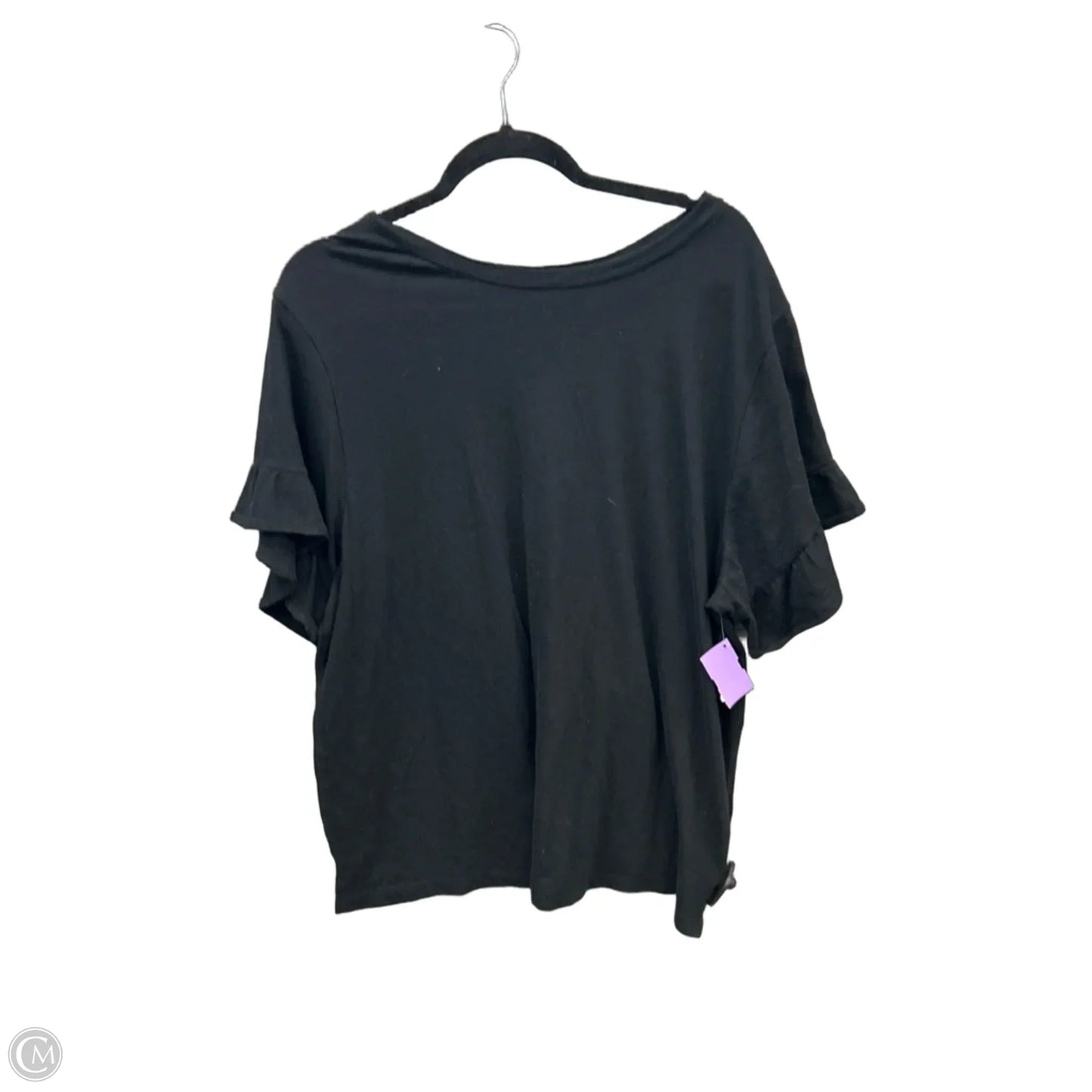 Top Short Sleeve Basic By Old Navy In Black, Size: Xl
