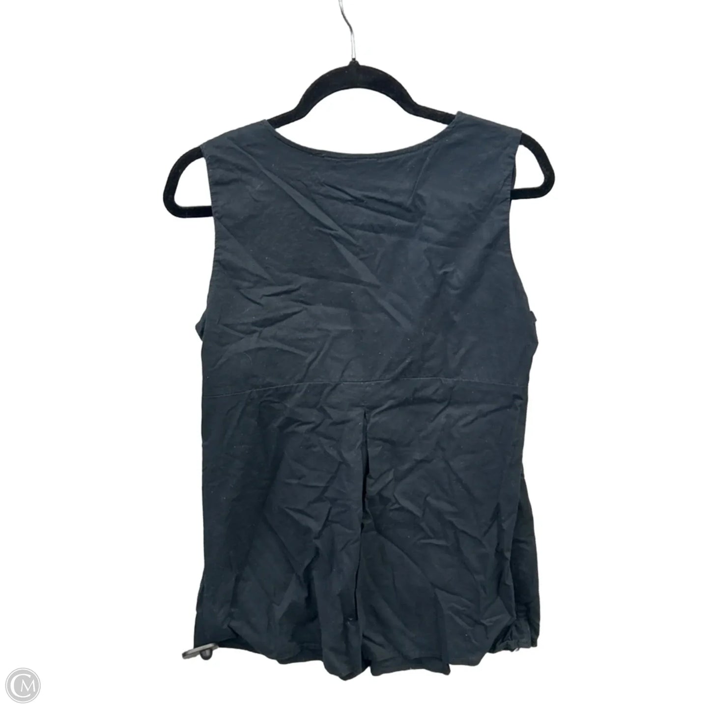 Top Sleeveless By Ana In Black, Size: L