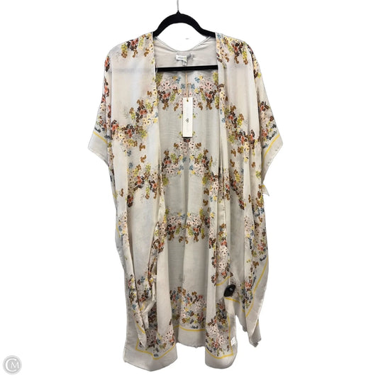 Kimono By Woven Heart In Cream, Size: Osfm