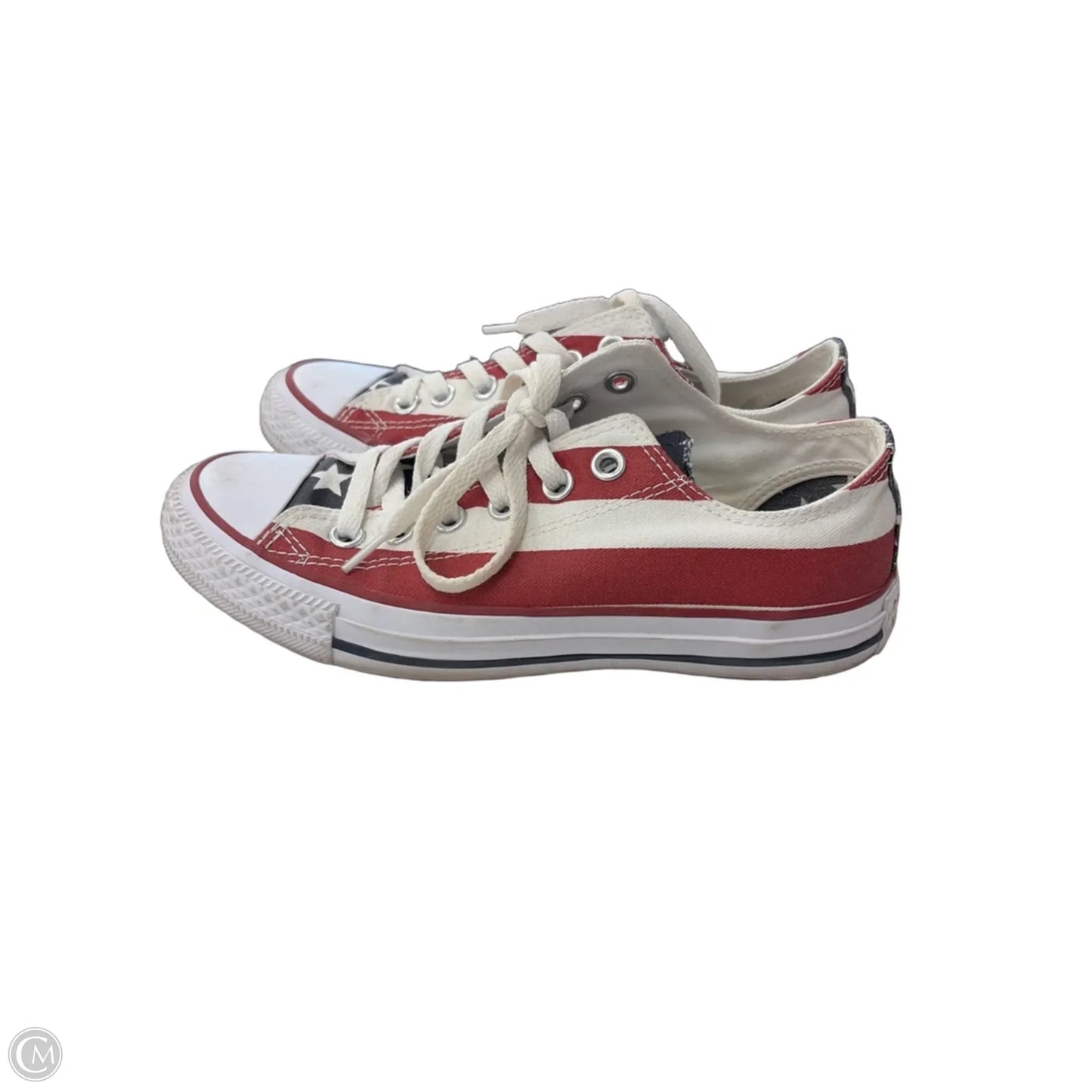 Shoes Sneakers By Converse In Blue & Red & White, Size: 6.5
