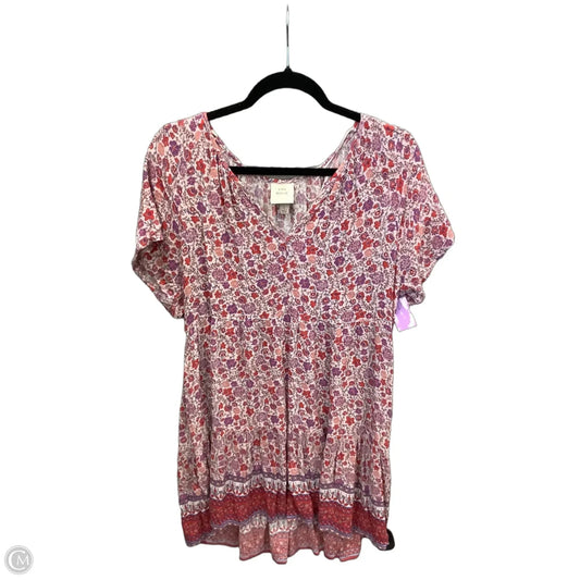 Dress Casual Midi By Knox Rose In Pink, Size: L