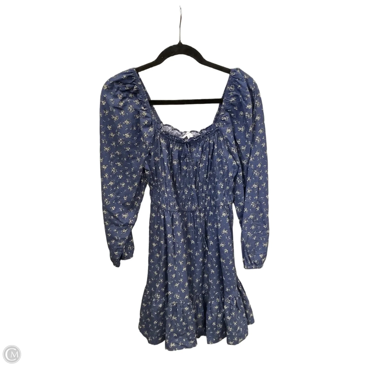 Dress Casual Midi By Celebrity Pink In Blue, Size: S