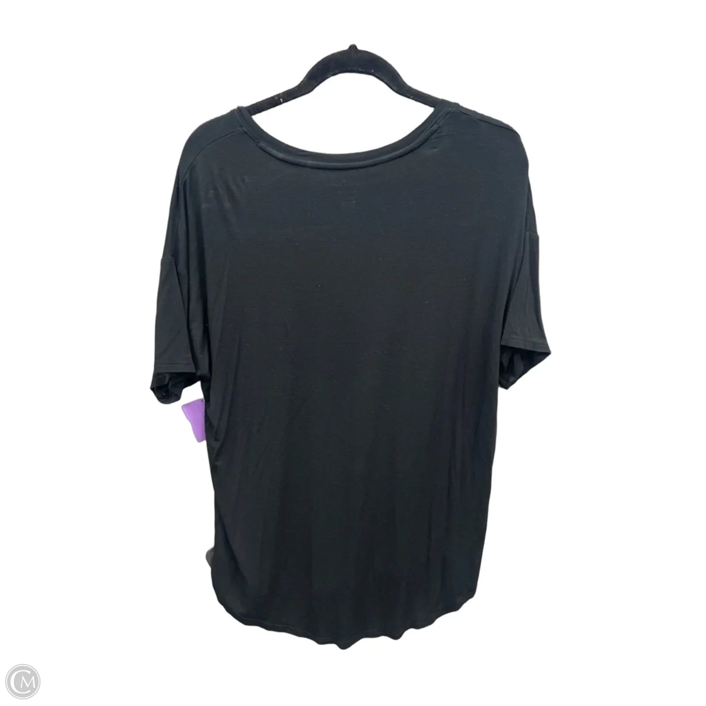Top Short Sleeve By American Eagle In Black, Size: M