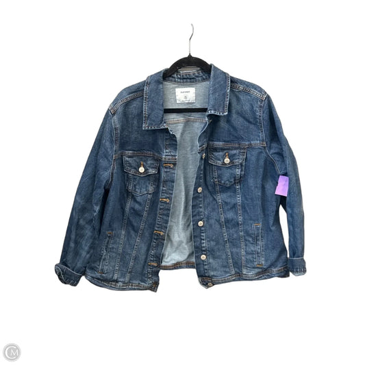 Jacket Denim By Old Navy In Blue Denim, Size: 2x