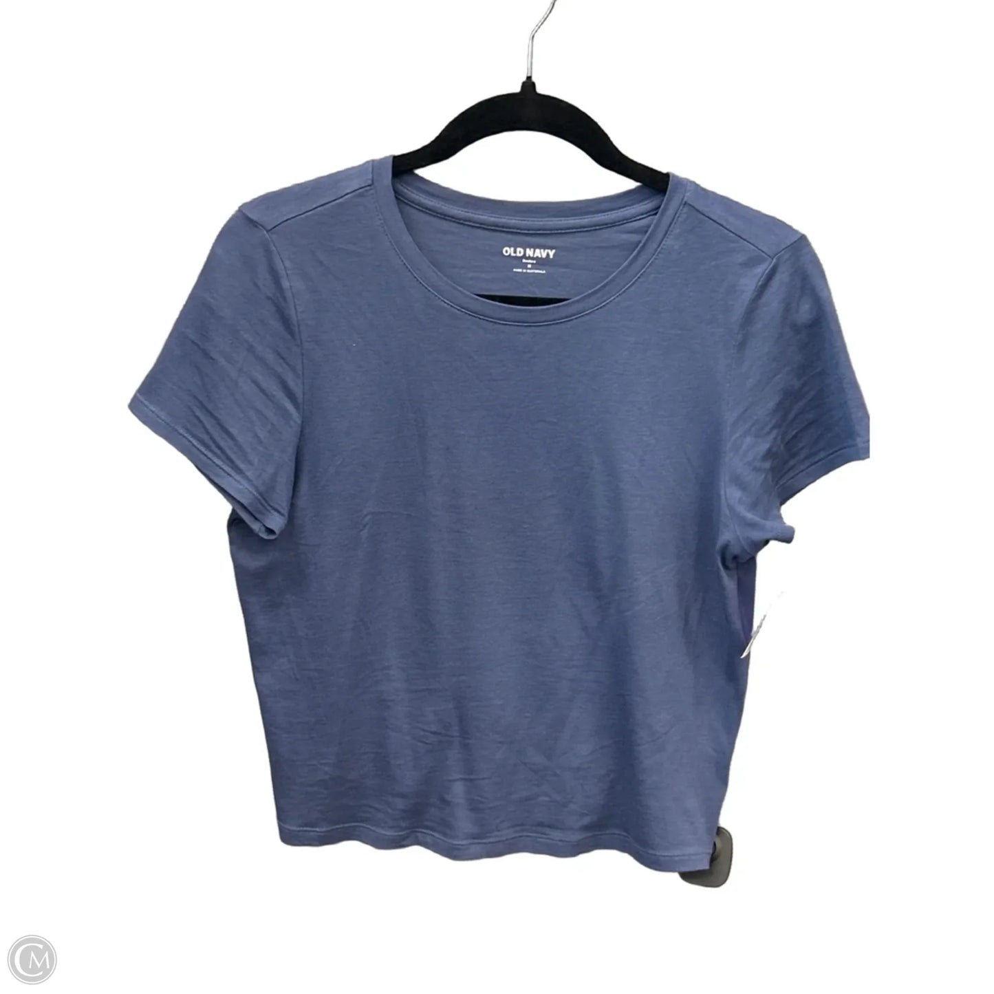 Top Short Sleeve Basic By Old Navy In Blue, Size: M