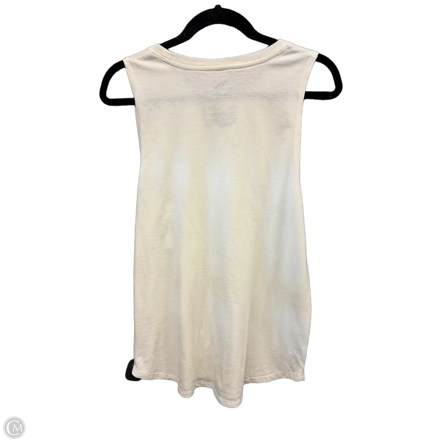 Tank Top By Clothes Mentor In Cream & Green, Size: L