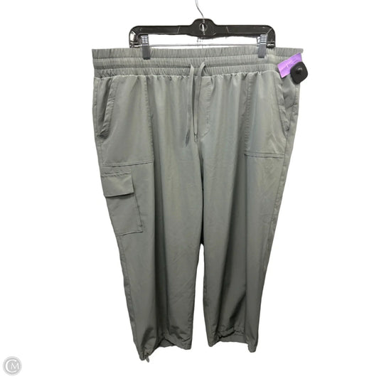 Athletic Capris By Rbx In Grey, Size: 2x