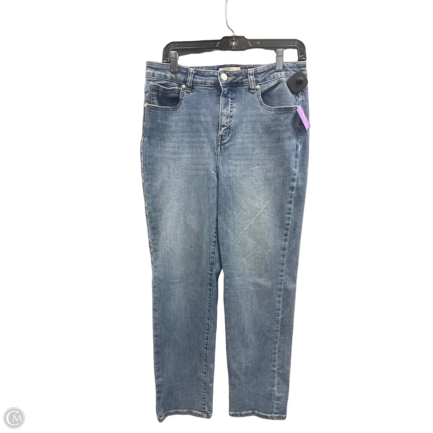 Jeans Straight By Coldwater Creek In Blue Denim, Size: 10