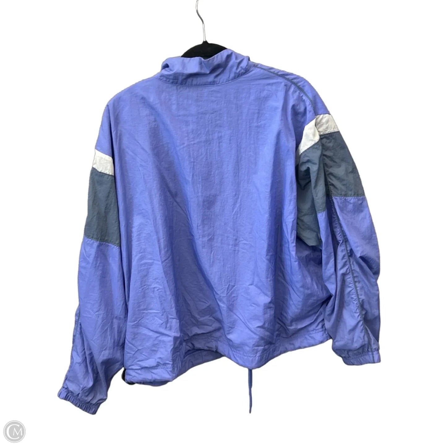 Jacket Windbreaker By Nike Apparel In Blue, Size: Xl