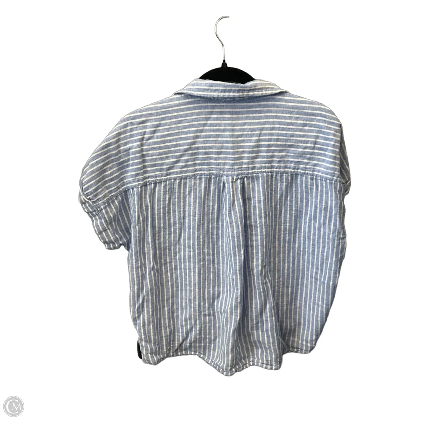 Top Short Sleeve By Beachlunchlounge In Striped Pattern, Size: L