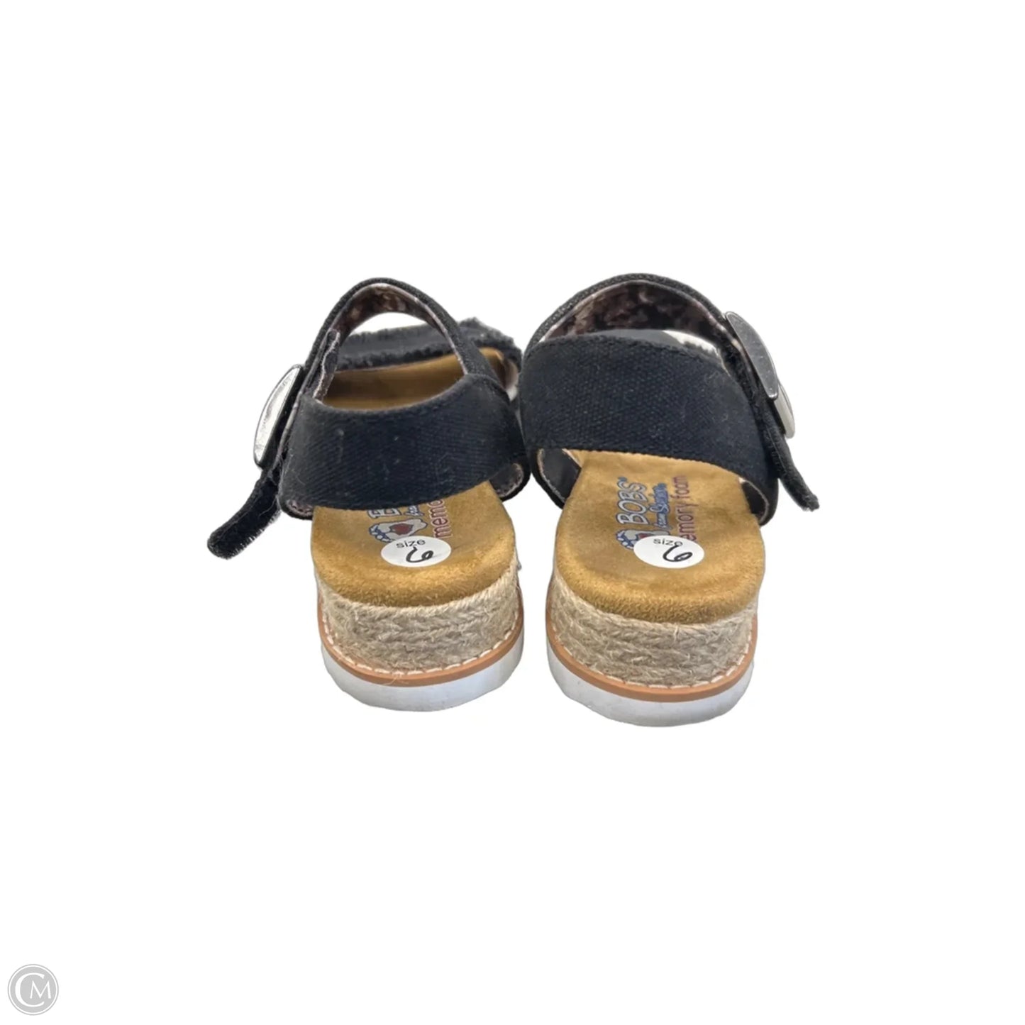 Sandals Flats By Bobs In Black & Brown, Size: 6