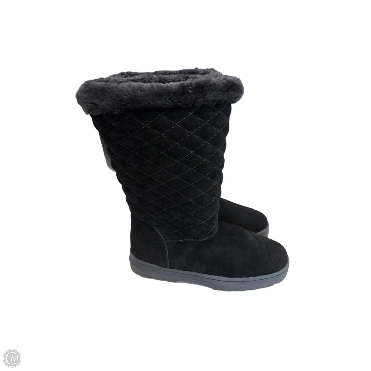 Boots Mid-calf Flats By Style And Company In Black, Size: 8