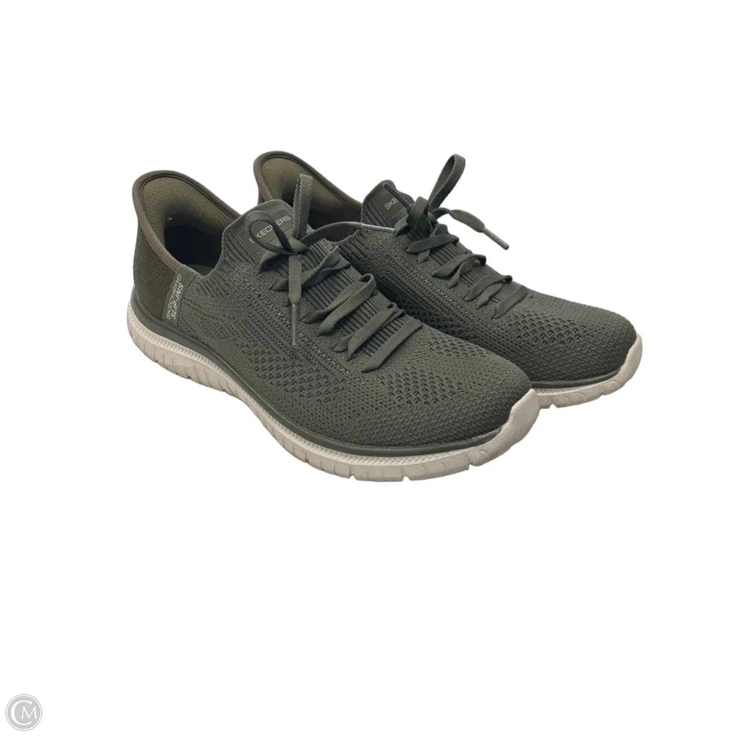Shoes Athletic By Skechers In Green, Size: 7