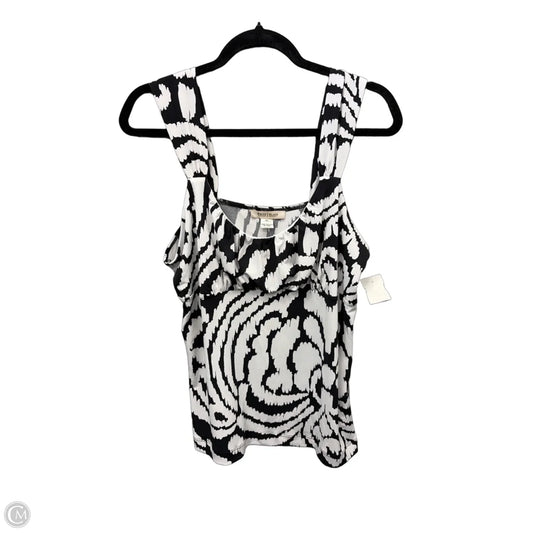 Top Sleeveless By White House Black Market In Black & White, Size: Xl