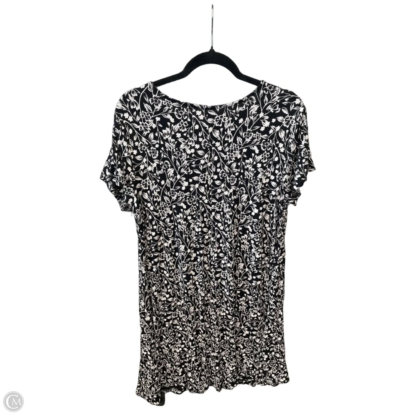 Dress Casual Midi By Old Navy In Black & White, Size: Xl