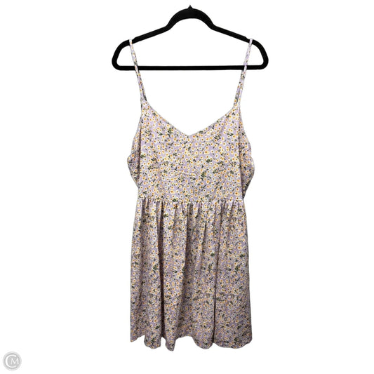 Dress Casual Midi By Shein In Purple, Size: 1x