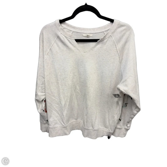 Top Long Sleeve By Maurices In Grey, Size: L
