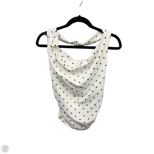 Top Sleeveless By Timing In Polkadot Pattern, Size: L